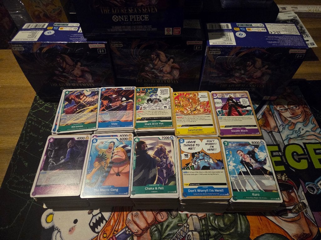 One piece  Op14 lot, Foil, Nieuw, Meerdere kaarten, Ophalen of Verzenden
