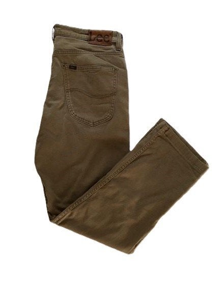 Lee Cooper bruine chino jeans maat W33 L34 (L) heren, Kleding | Heren, Lee cooper, Overige kleuren, Ophalen of Verzenden, W33 - W34 (confectie 48/50)