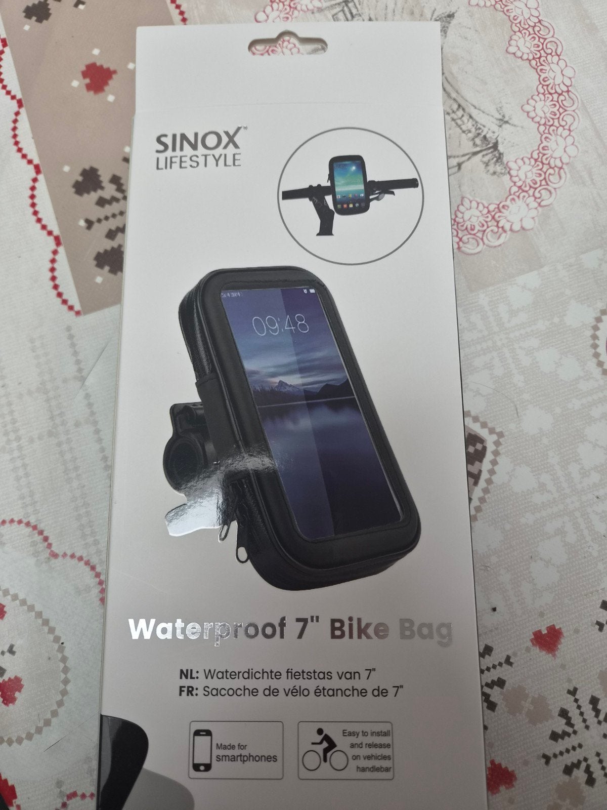 waterdichte fietstas, Enlèvement