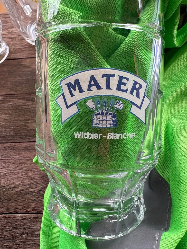 Bière blanche Mater - Blanche, Enlèvement ou Envoi, Utilisé, Chope(s), Autres marques