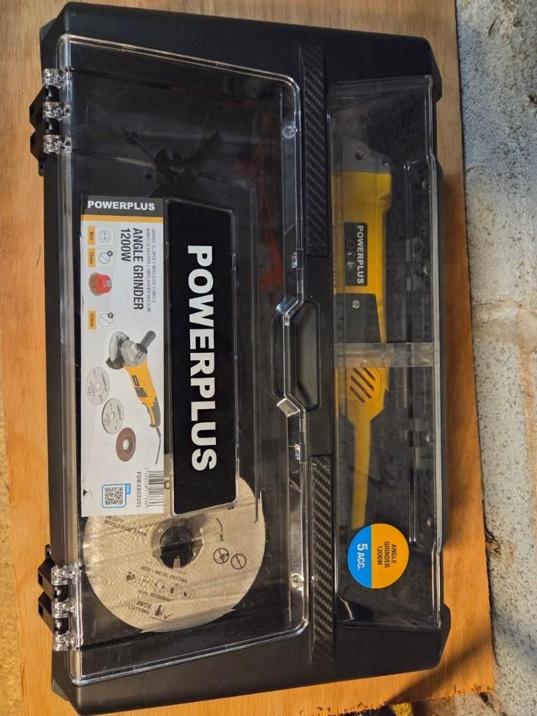 Meuleuse d'angle 1200W Ø125mm — comme neuve, Enlèvement, Comme neuf