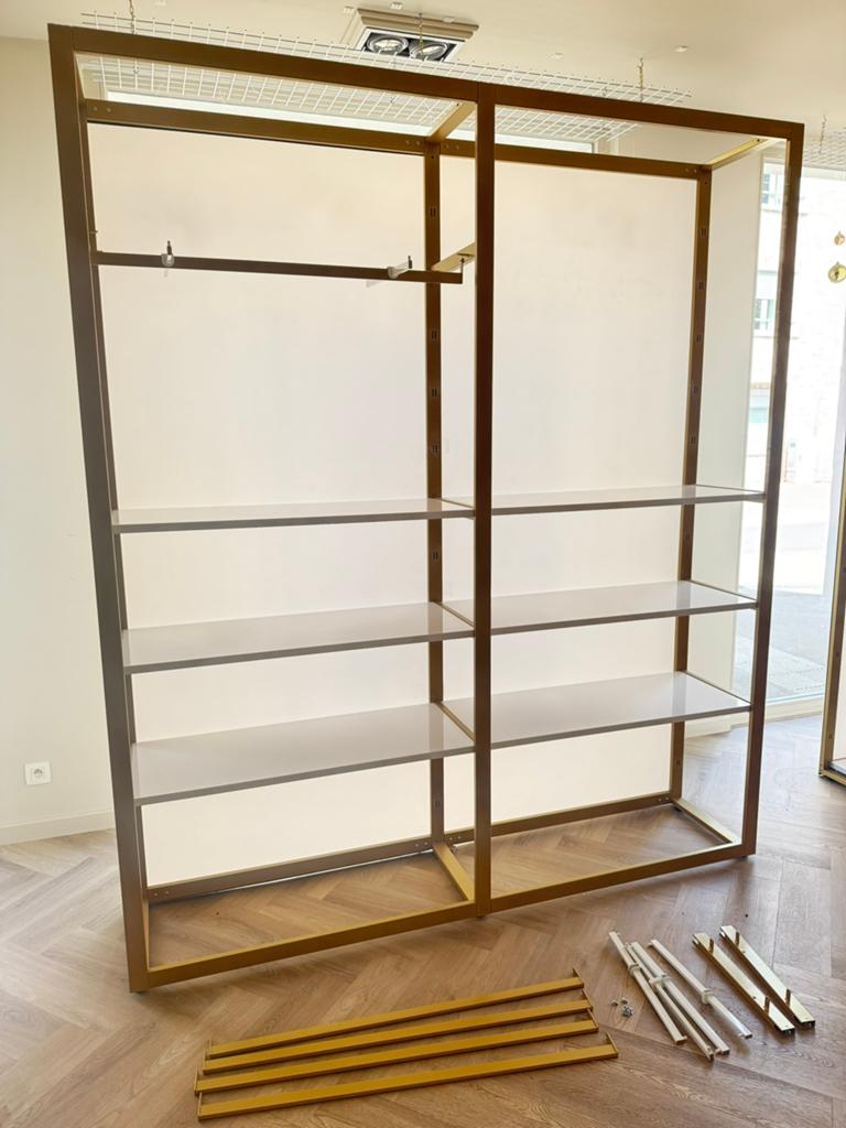 Bigshop modulair kledingrek / dressing – winkelinrichting, Articles professionnels, Enlèvement