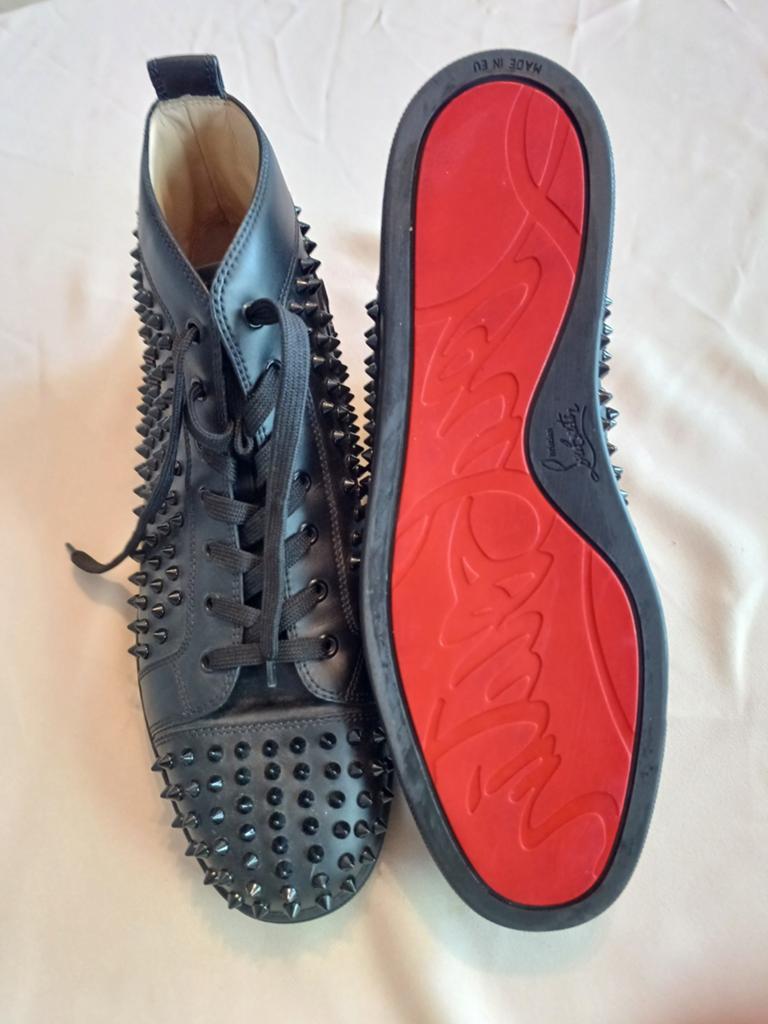 Original Christian Louboutin Louis Spikes High-Top Sneakers, Kleding | Heren, Schoenen, Ophalen, Christian Louboutin, Zwart, Nieuw