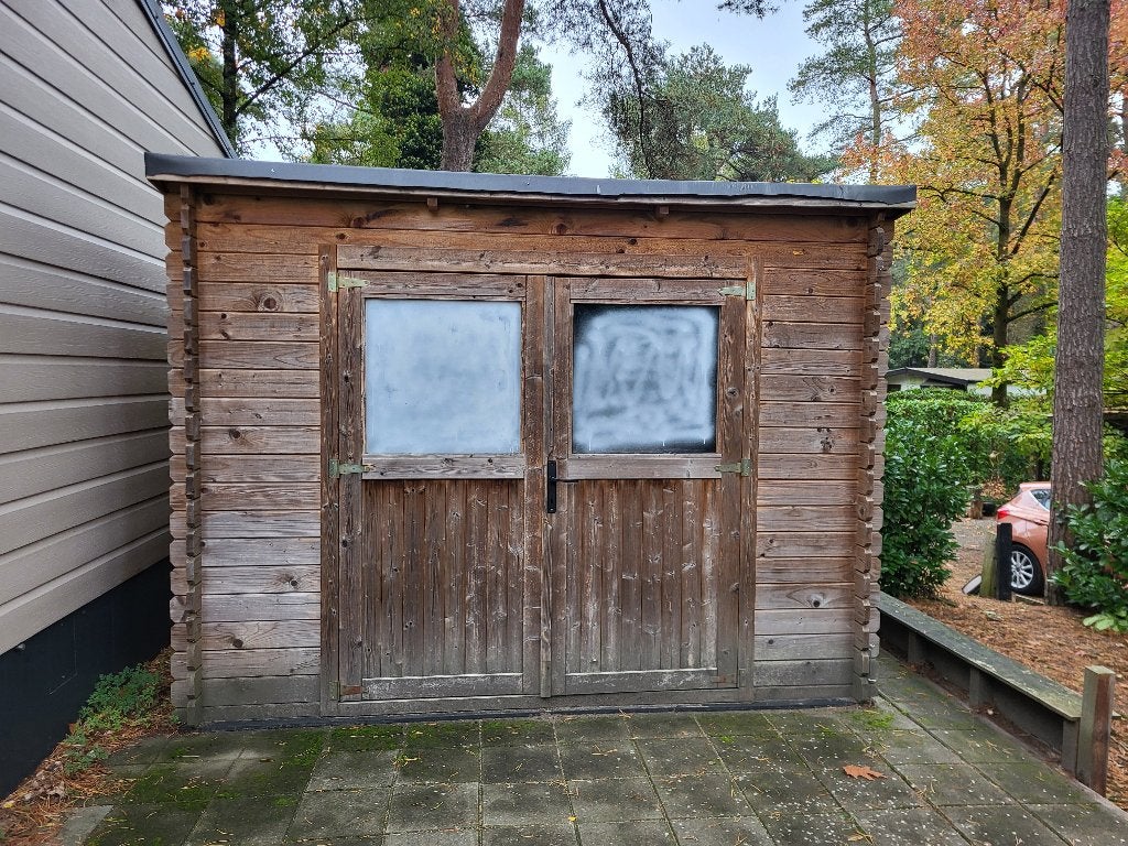 Tuinhuis in Scandinavisch grenen hout., Jardin & Terrasse, 200 à 400 cm, 250 à 300 cm, 2 fenêtres, Enlèvement