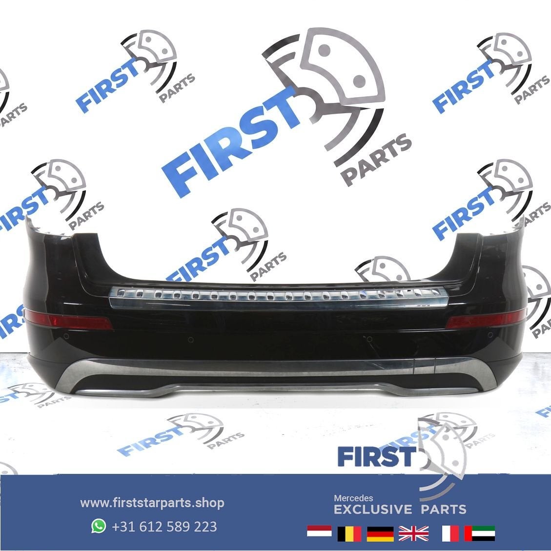 BUMPER W166 ML Achterbumper A1668850053 origineel Mercedes +, Arrière, Utilisé, -, -