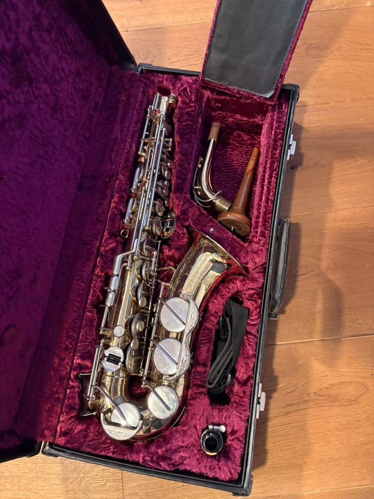 Vintage alt saxofoon, Musique & Instruments, Instruments à vent | Saxophones, Enlèvement, Comme neuf, Alto