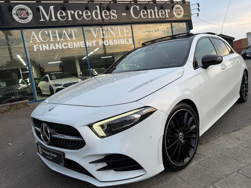 Mercedes-Benz A 200 D 8G-DCT * PACK AMG + NIGHT * MEMOIRE *, Autos, Achat, Entreprise, 4 cylindres, Blanc