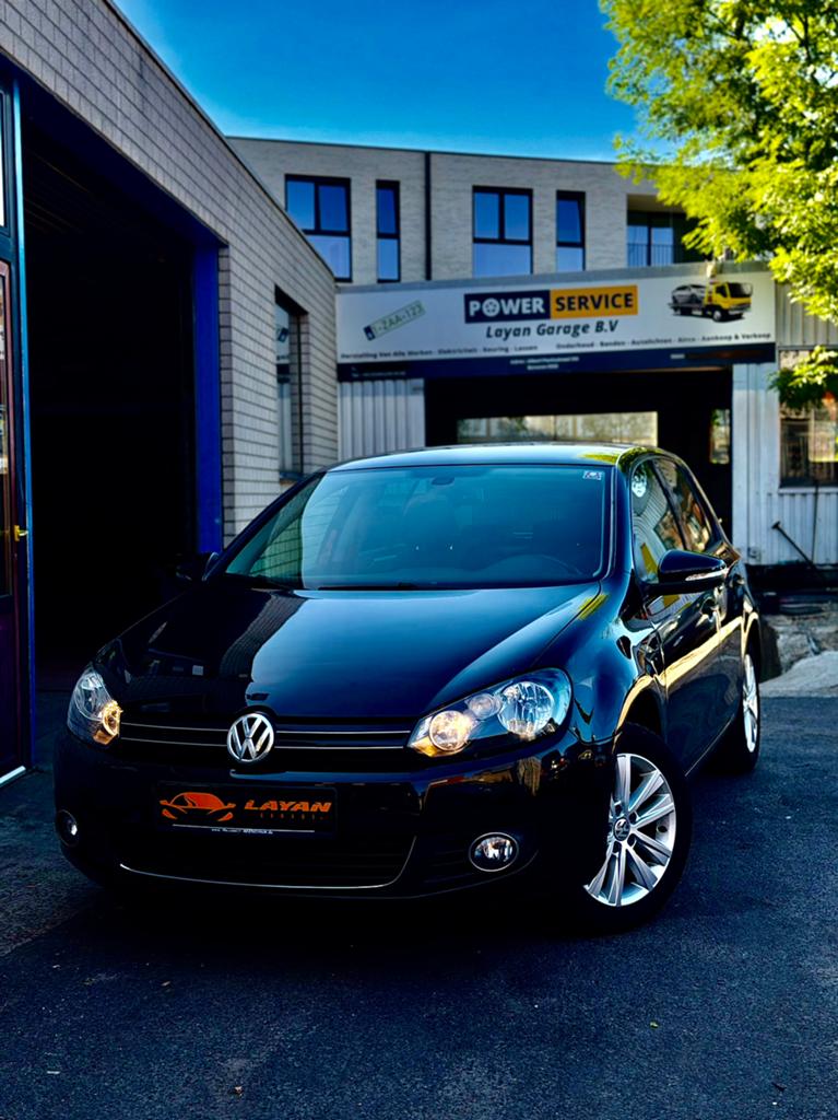 Volkswagen Golf 6 - 1.2 TSI Turbo, Voorwielaandrijving, 4 cilinders, Leder en Stof, Zwart