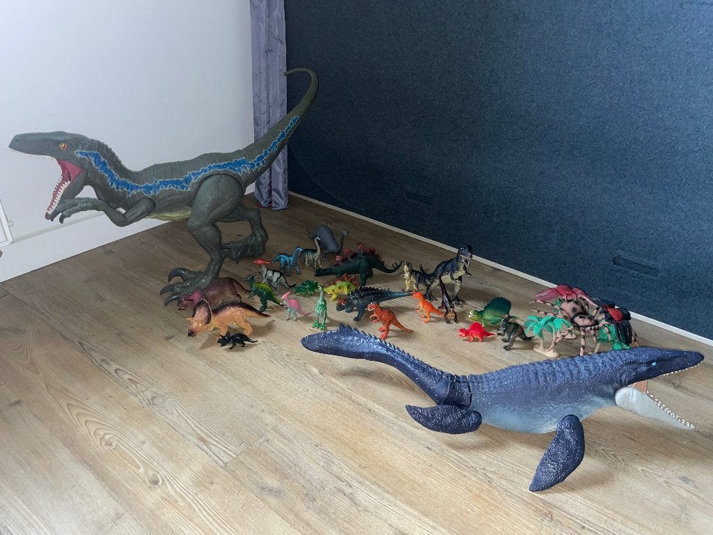 Dinosaurus, Kinderen en Baby's, Speelgoed | Actiefiguren, Ophalen, Zo goed als nieuw