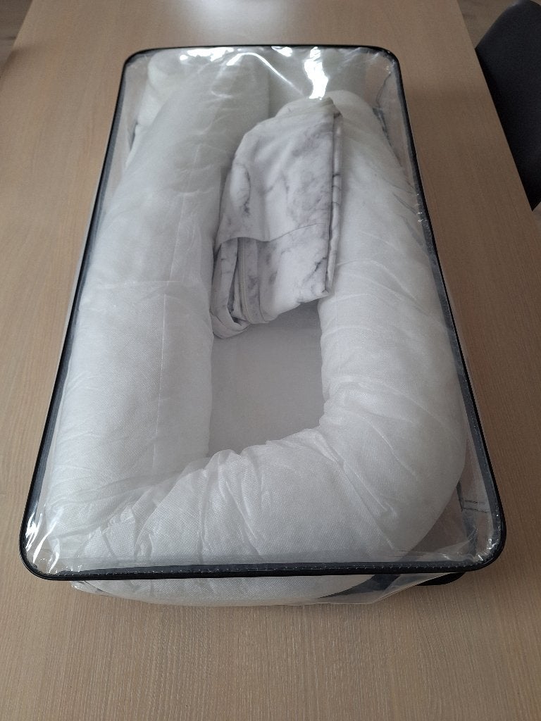Baby nest Deluxe - Carrara Marble in zeer goede staat, Ophalen, Zo goed als nieuw