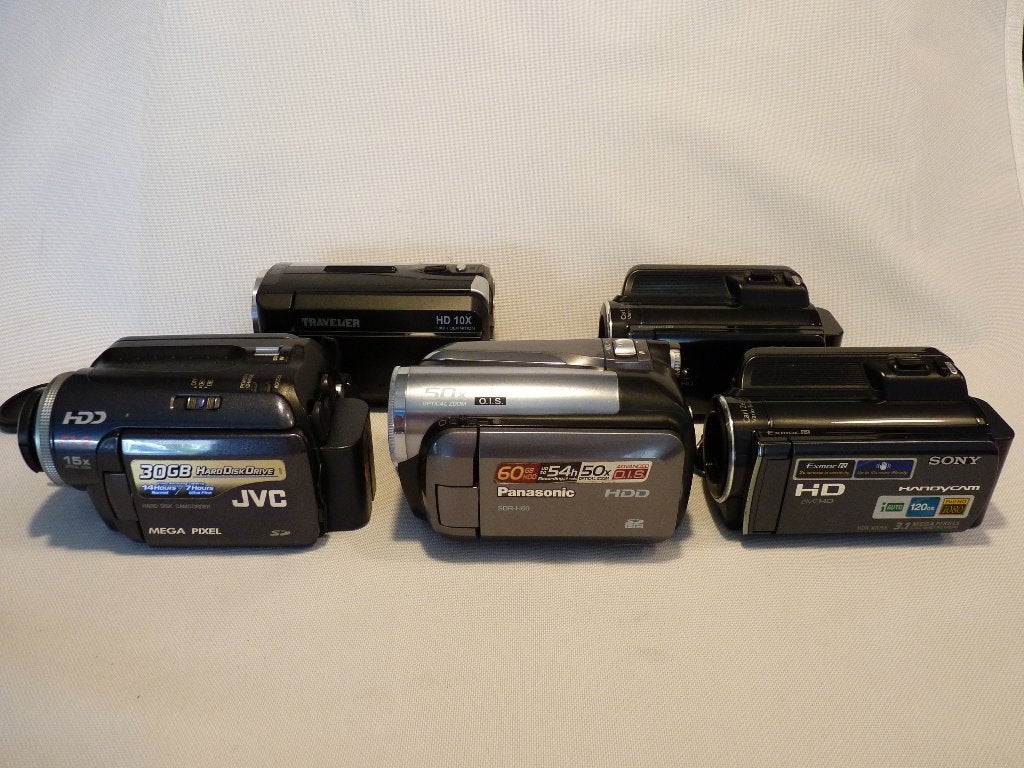 Caméras vidéo numériques Disque dur: JVC, Panasonic, Sony, Lampe intégrée, Disque dur, Enlèvement ou Envoi, Caméra