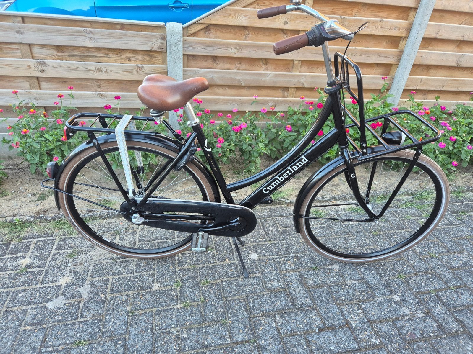 Damesfiets 28 inch, Fietsen en Brommers, Fietsen | Dames | Damesfietsen, Terugtraprem, 53 tot 56 cm, Versnellingen, Zo goed als nieuw