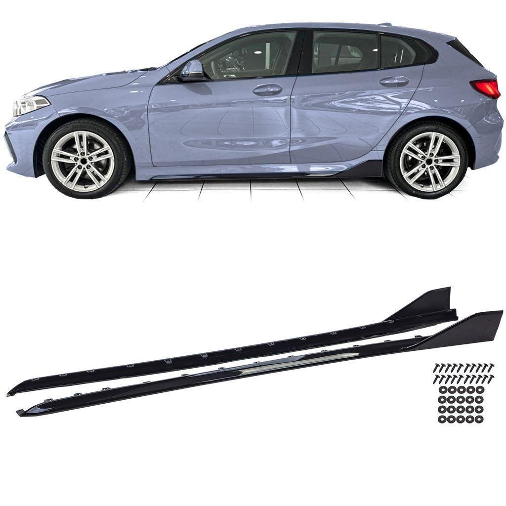 Side Skirts Hoogglans Zwart Voor Bmw 1 Serie F40 M Pack, Envoi