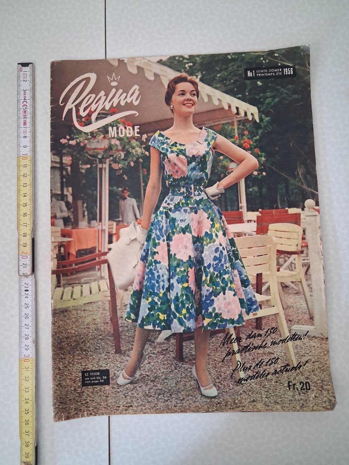 Tijdschrift " Regina mode" nr 1 lente zomer 1956, Boeken, Ophalen of Verzenden