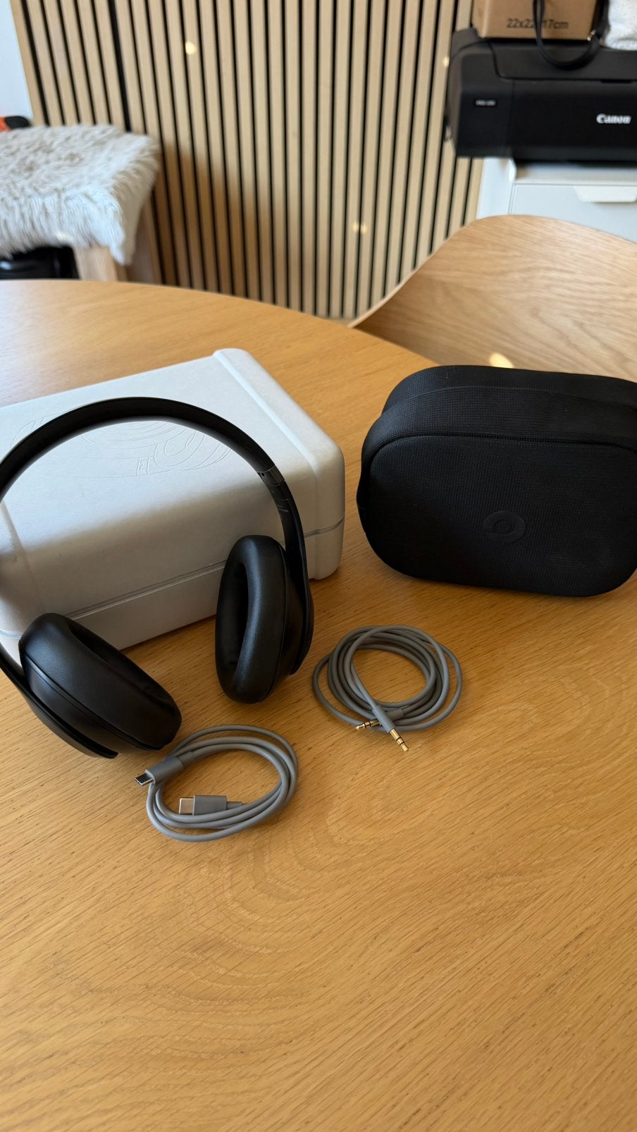 Beats Studio Pro Zwart – Compleet met doos & accessoires, Audio, Tv en Foto, Hoofdtelefoons, Ophalen, Beats, Zo goed als nieuw