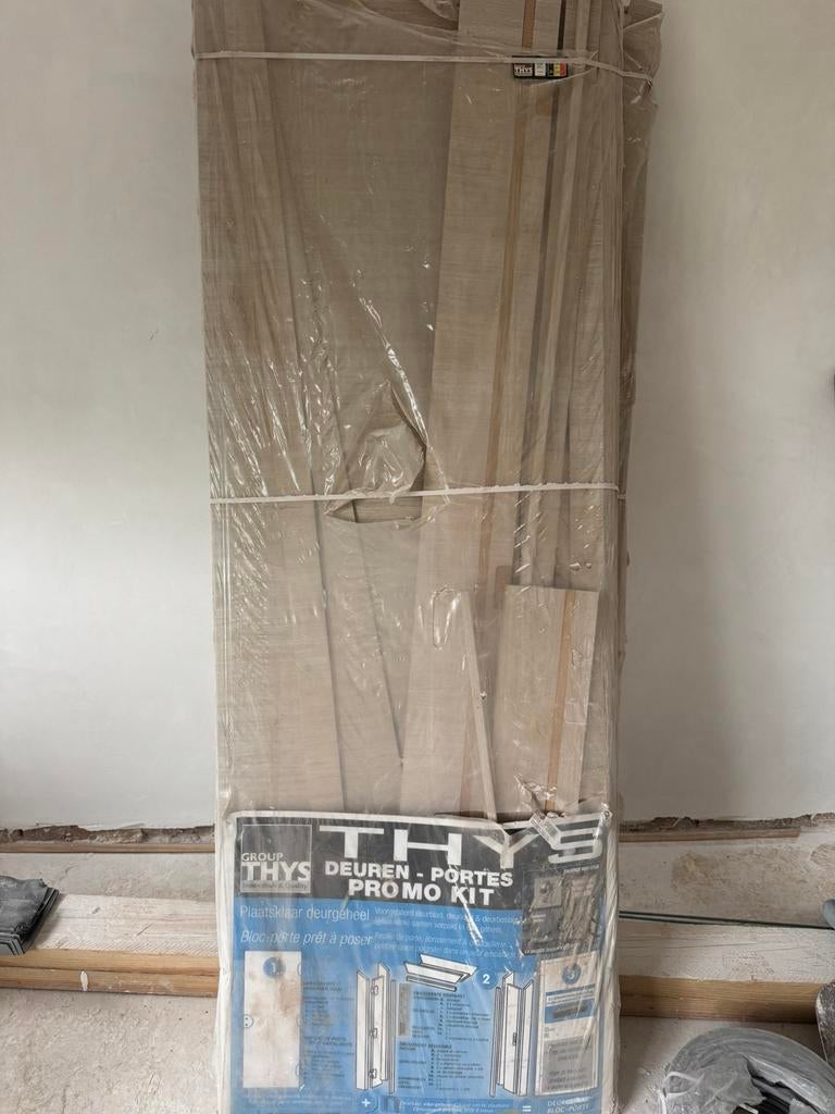 Binnendeuren 2 stuks, Doe-het-zelf en Bouw, Ophalen, Minder dan 80 cm, Binnendeur, Nieuw