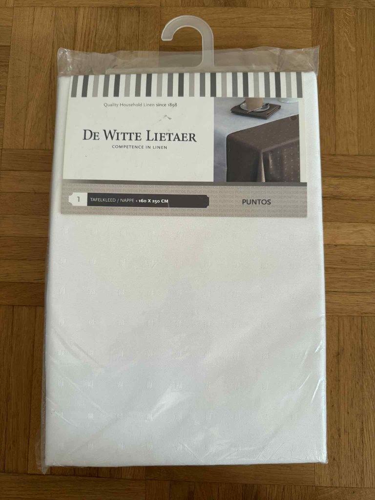 Tafelkleed De witte lietaer NIEUW!, Ophalen of Verzenden, Nieuw, Rechthoek, Binnen