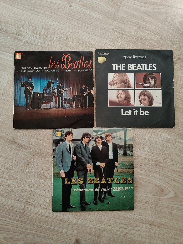 BEATLES HELP, ROLL OVER, LET IT BE 2 EP 1 SP, Cd's en Dvd's, EP, Verzenden, EP