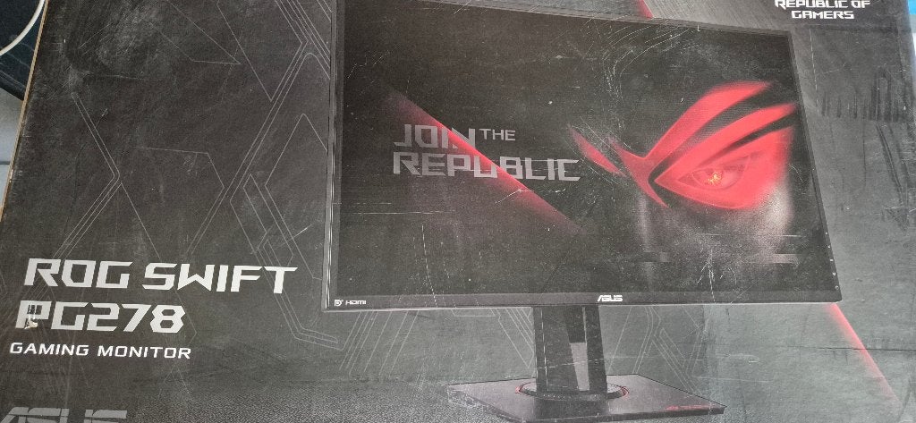 ASUS ROG Swift PG278Q Zwart aangeboden, Computers en Software, Monitoren, Gebruikt, Asus, 101 t/m 150 Hz, Full HD
