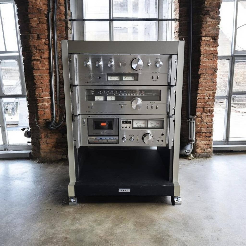 Vintage audio installatie AKAI :  werkend, Audio, Tv en Foto, Ophalen, Akai
