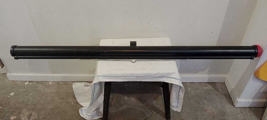 Écran de projection portable 135x135cm manuel, Enlèvement, Utilisé