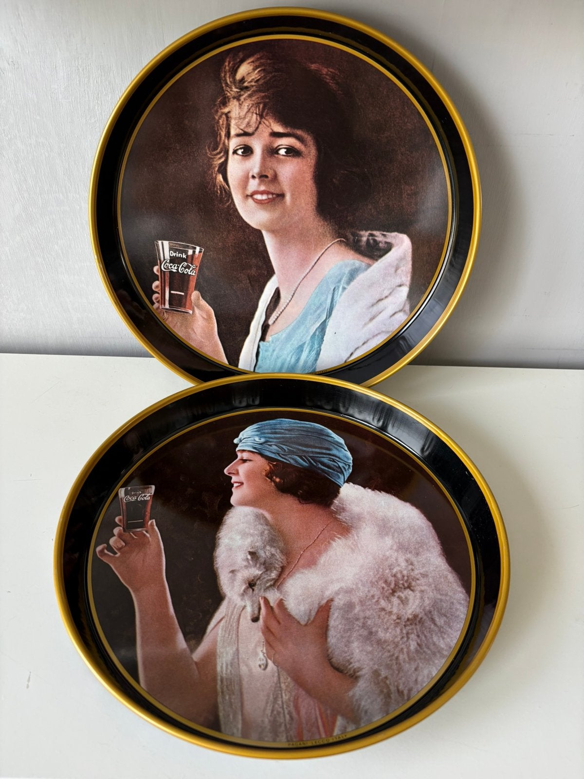 2 plateaux COCA-COLA (31 cm), Enlèvement ou Envoi, Comme neuf