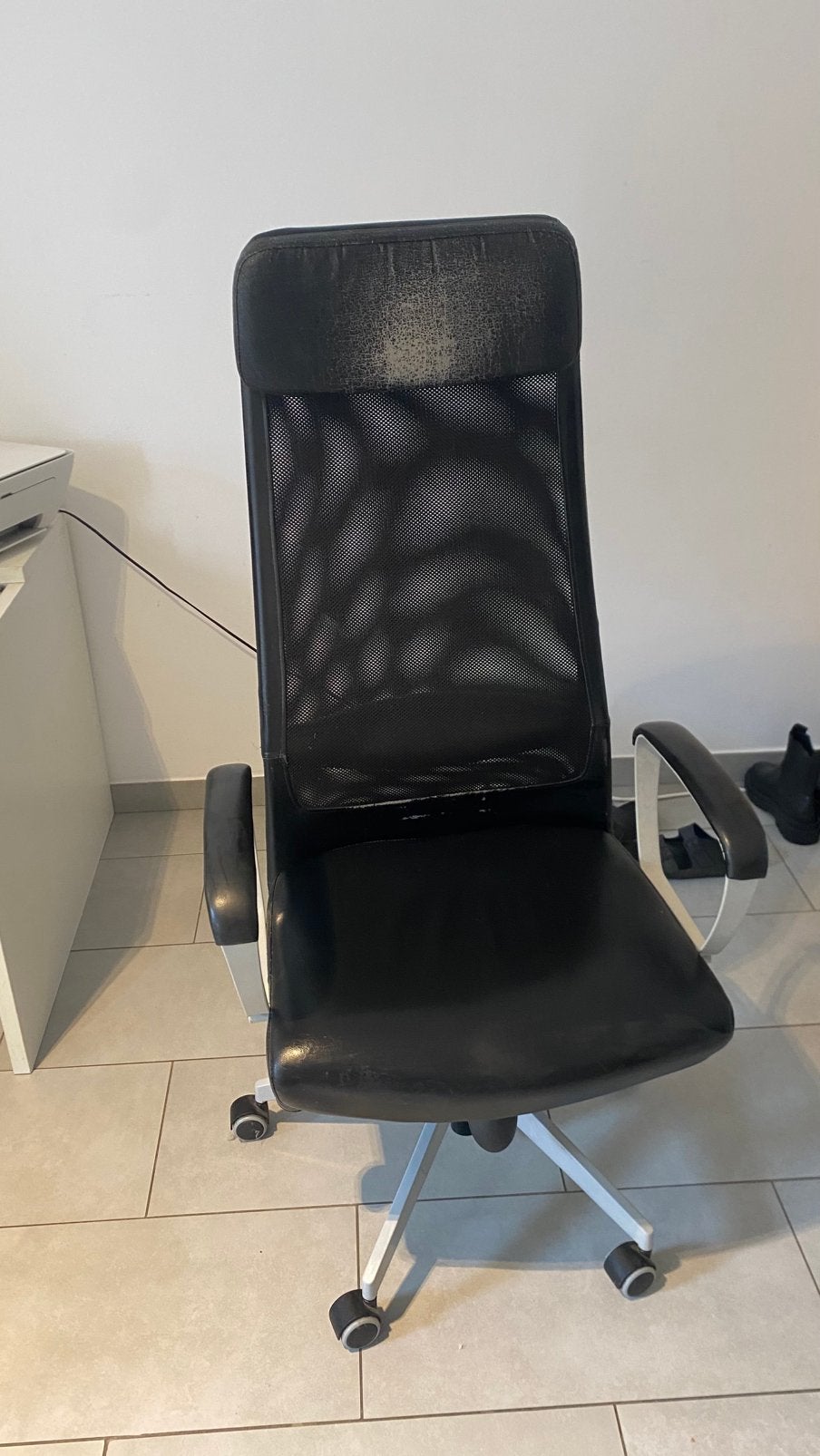 Chaise de bureau gratuite, Enlèvement, Utilisé, Noir, Chaise de bureau