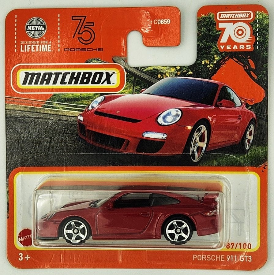Matchbox - Porsche 911 GT3 - HLC89 - 1:64, 333 Continental Boulevard, El Segundo, CA 90245, United States, Service.mattel.com