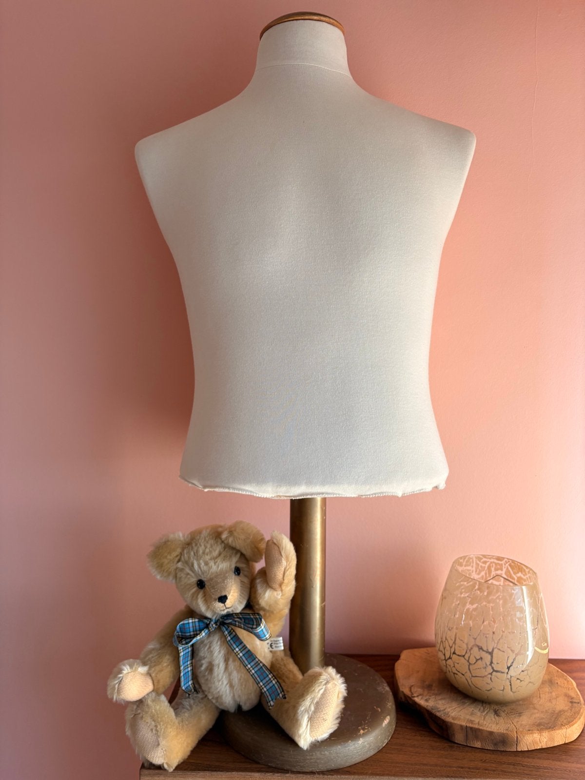 Mannequin buste heren op voet, Hobby en Vrije tijd, Naaien en Fournituren, Ophalen of Verzenden, Zo goed als nieuw