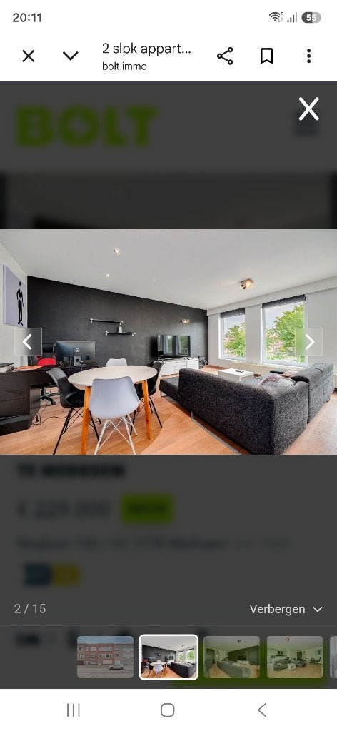 Te koop: prachtig appartement in Merksem, Merksem, Jusqu'à 200 m², 2 pièces, Appartement
