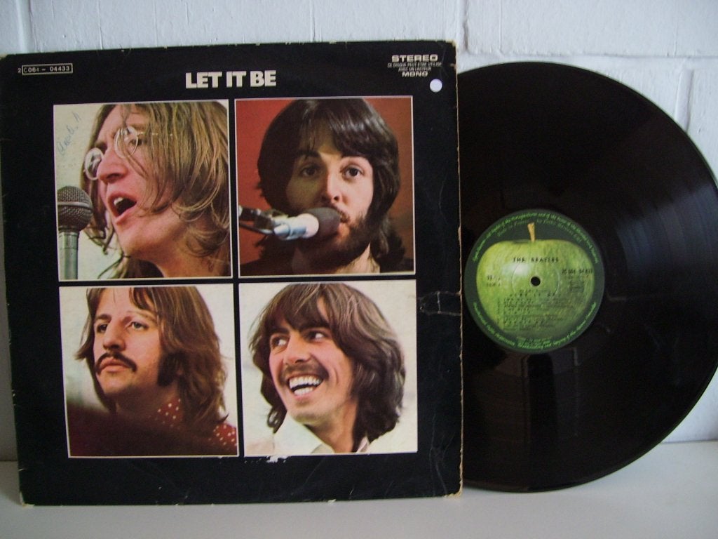 THE BEATLES  let it be, Cd's en Dvd's, LP, Gebruikt, Originele persing, Ophalen of Verzenden