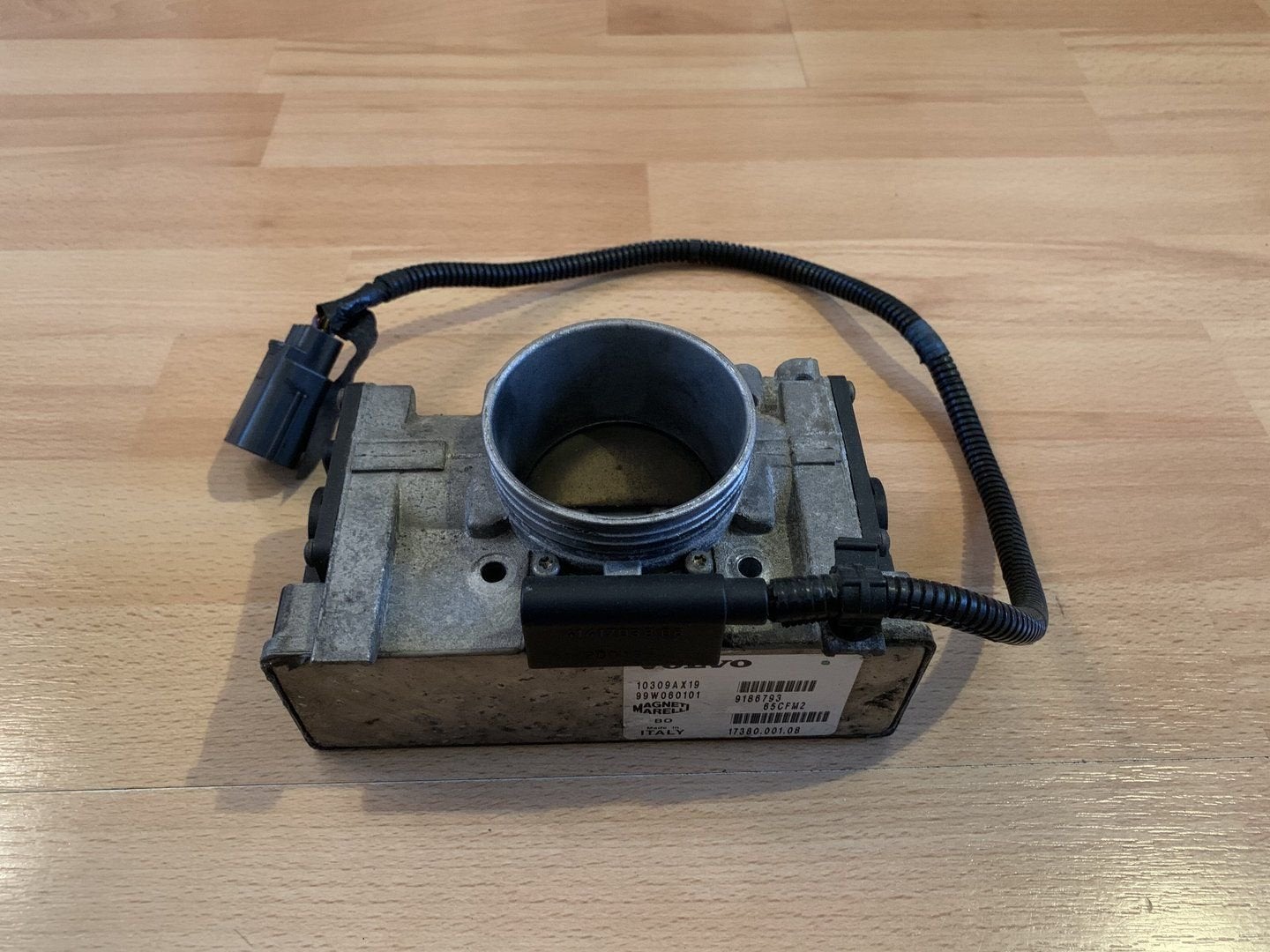 gasklephuis volvo 2.4 20V S60 S80 V70 9186793 65CFM2, -, -, -, Enlèvement ou Envoi