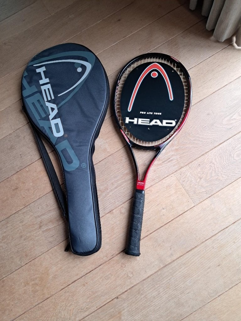 Tennisracket met hoes, Ophalen, Zo goed als nieuw, Racket, Head