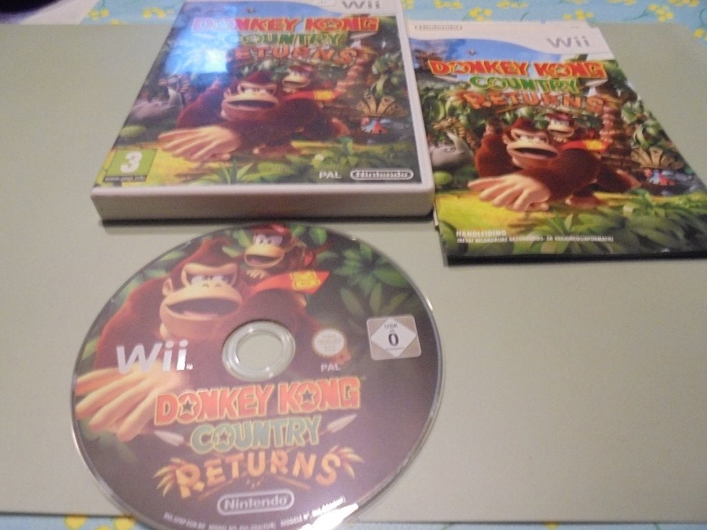 WII Donkey Kong Country Returns (CIB), Consoles de jeu & Jeux vidéo, Enlèvement ou Envoi, 2 joueurs, Aventure et Action, Utilisé