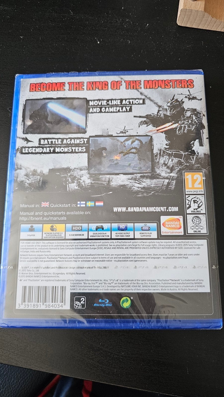 Godzilla PS4 New n'a jamais été ouverte, Enlèvement ou Envoi, Neuf