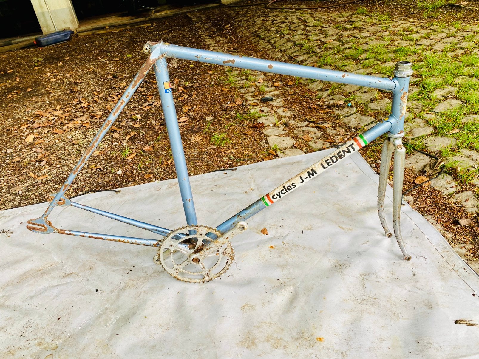 Vélo de Piste J-M Ledent, 55 à 59 cm, Enlèvement, Frein sur jante, Années 40