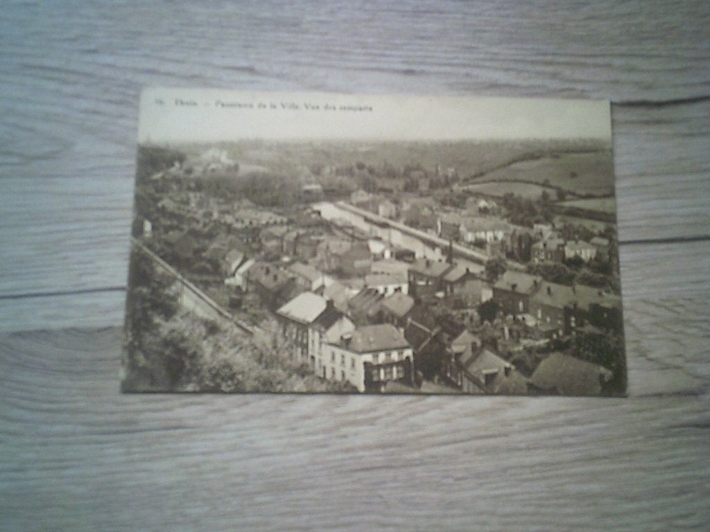 THUIN: N 16 - Panorama de la Ville. Vue des remparts, Enlèvement ou Envoi, Avant 1920, Non affranchie, Hainaut