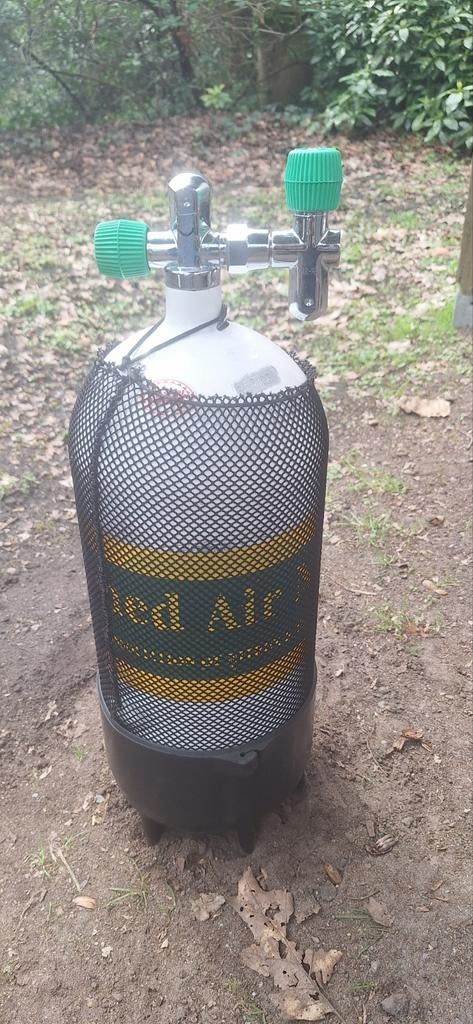 12 liter nitrox fles met nieuwe keur, Watersport en Boten, Ophalen, Duikfles