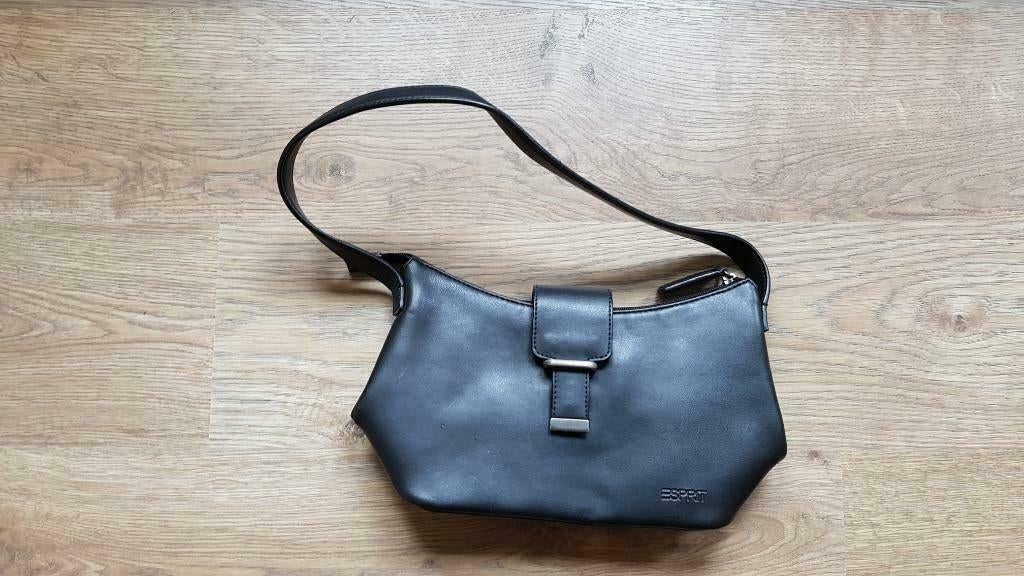 zwarte kleine handtas van Esprit, Handtassen en Accessoires, Ophalen of Verzenden, Zo goed als nieuw, Zwart, Handtas