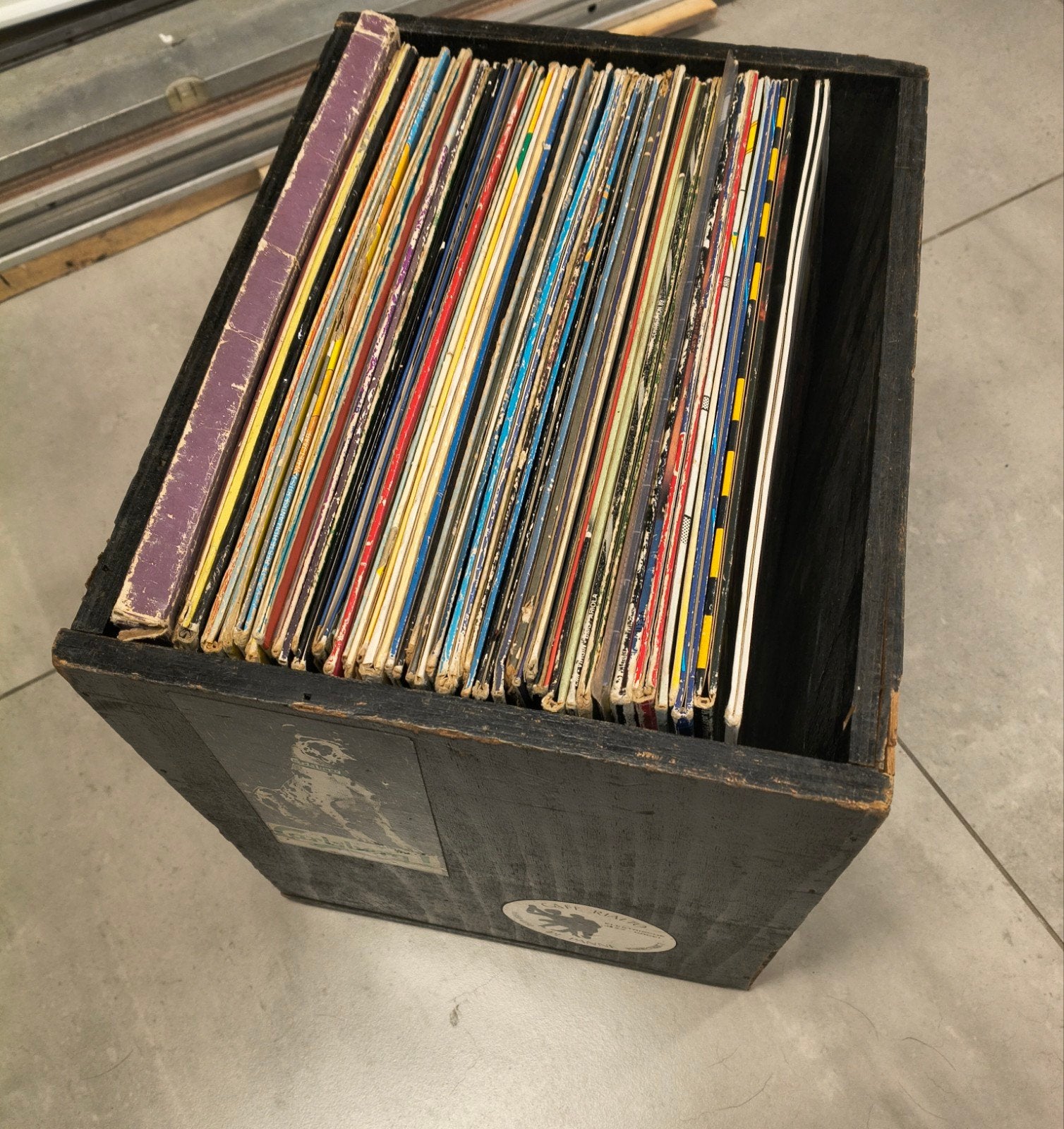 bak met lp's (Nederlandstalige), Ophalen, LP