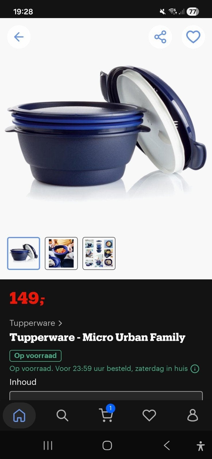 Tupperware, Neuf, Hermétique, 3000 ml, Enlèvement