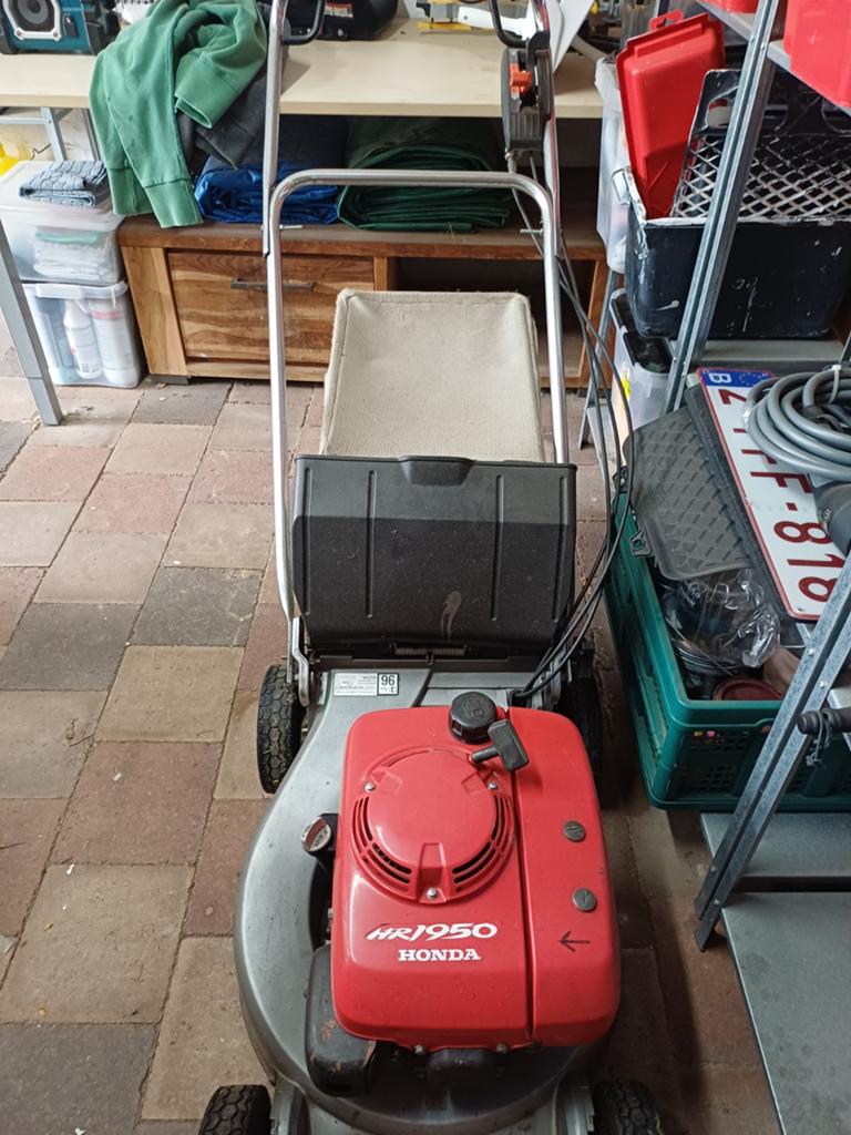 Grasmachine Honda HR1950, Enlèvement