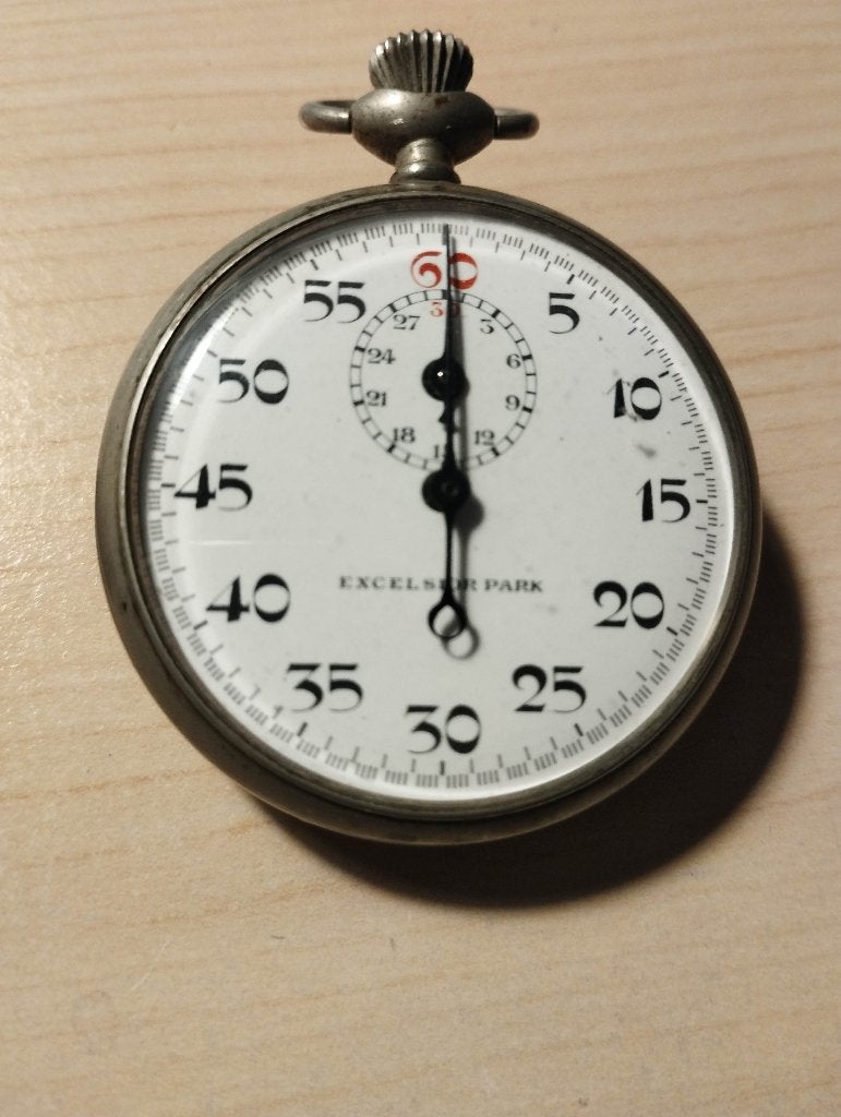 Chrono à gousset, Bijoux, Sacs & Beauté, Autres marques, 1930 à 1960, Enlèvement, Montre de poche