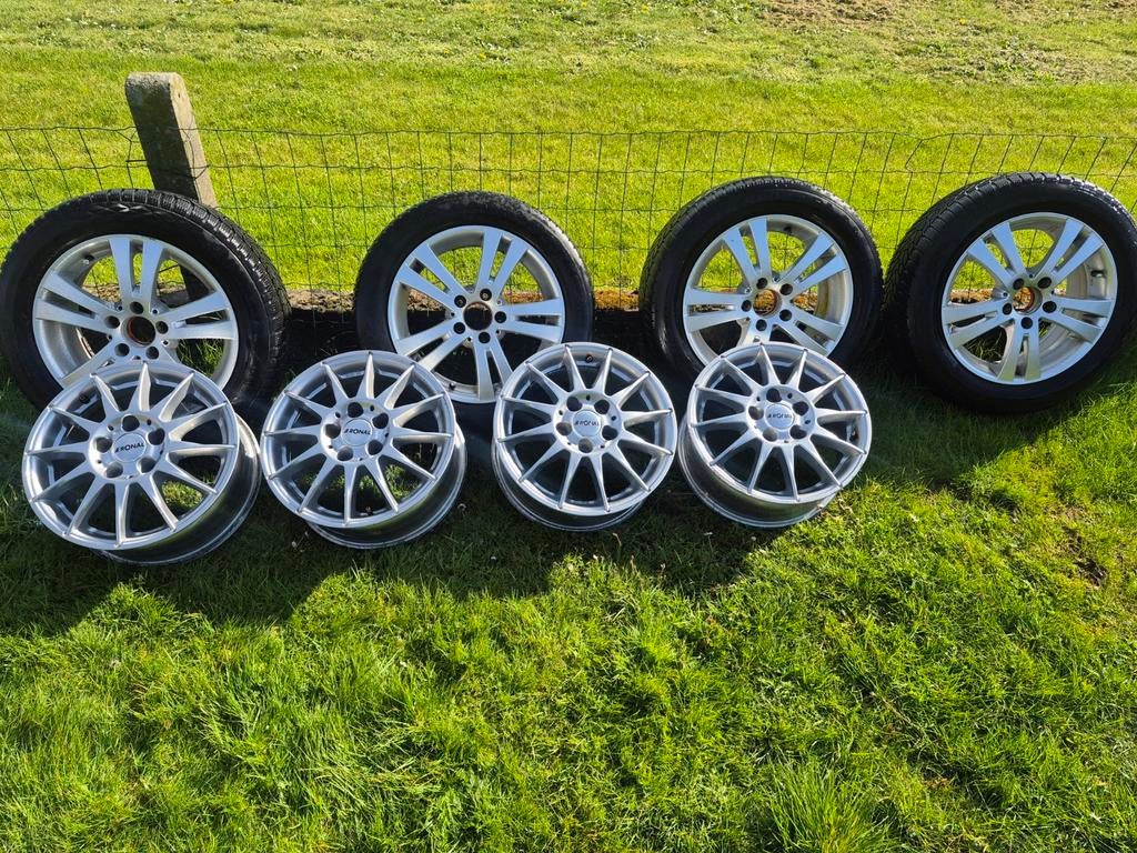 (Ronal velgen) en banden met velgen van mercedes geweest, Auto-onderdelen, Banden en Velgen, Ophalen