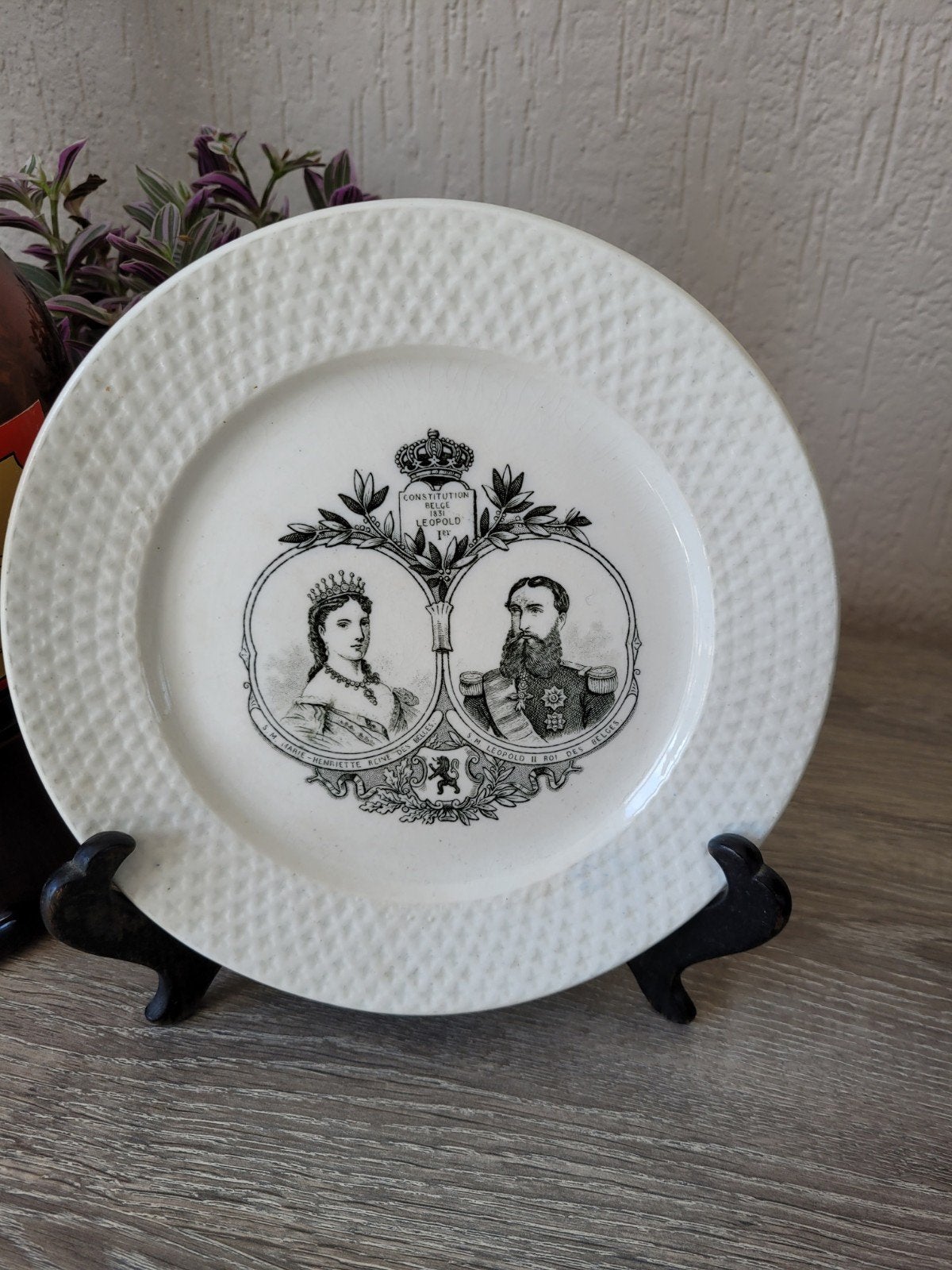 bord met leopold 1, Verzamelen, Ophalen