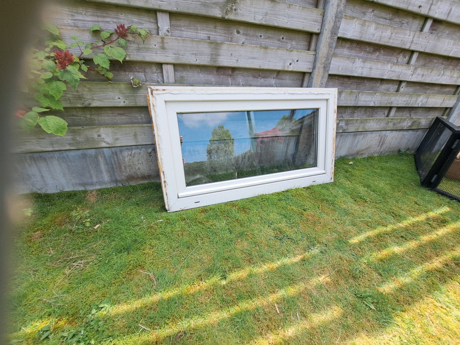 Pvc raam dat open kan, Doe-het-zelf en Bouw, Glas en Ramen, Ophalen of Verzenden