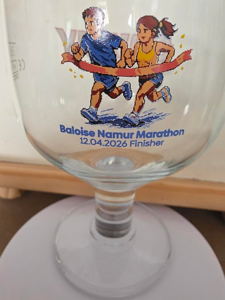 Prachtige kelk chimay Baloise Marathon Namur, Verzamelen, Verzenden