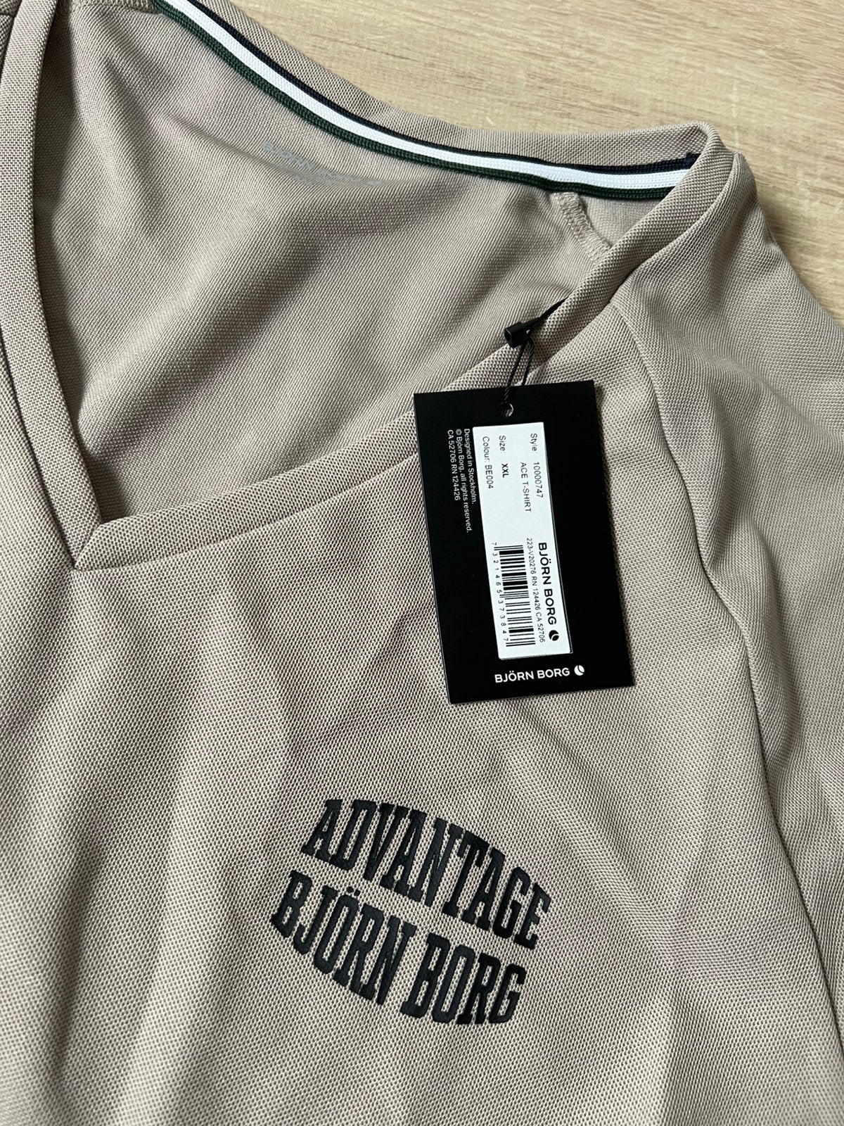 Nouvel ensemble XXL de Björn Borg pour femme avec étiquettes, Neuf, Taille 46/48 (XL) ou plus grande, Beige, Sport de raquette