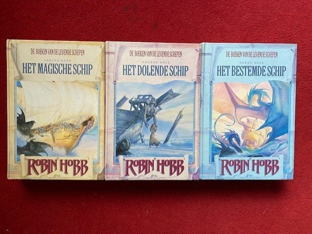 ROBIN HOBB DE LEVENDE SCHEPEN DE COMPLETE TRILOGIE IN GOEDE, Enlèvement ou Envoi