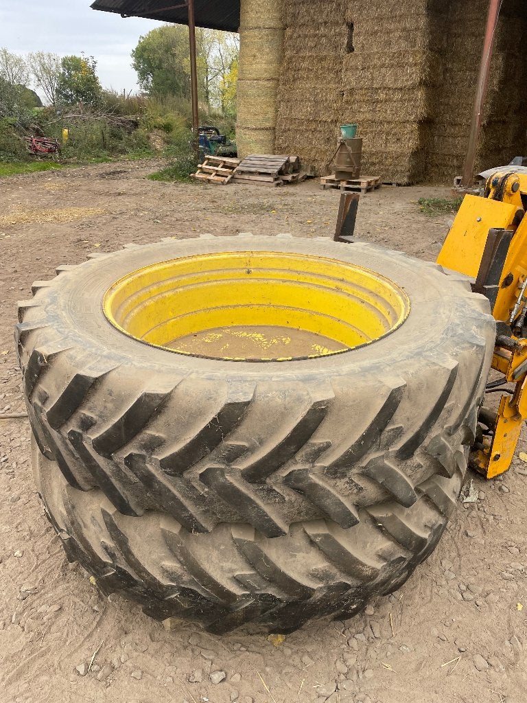 Pneu Michelin 480/80R46 + jante pour voit 2m25, Enlèvement, Utilisé, John Deere